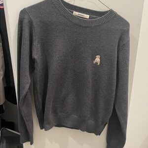 SNIDEL Gray Crew Neck Sweater